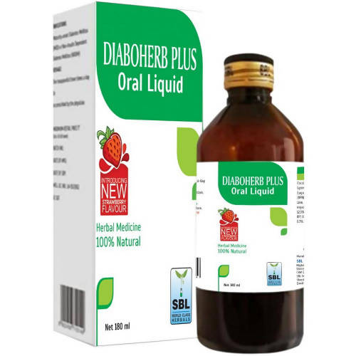 SBL Homeopathy Diaboherb Plus Oral Liquid - Strawberry Flavor
