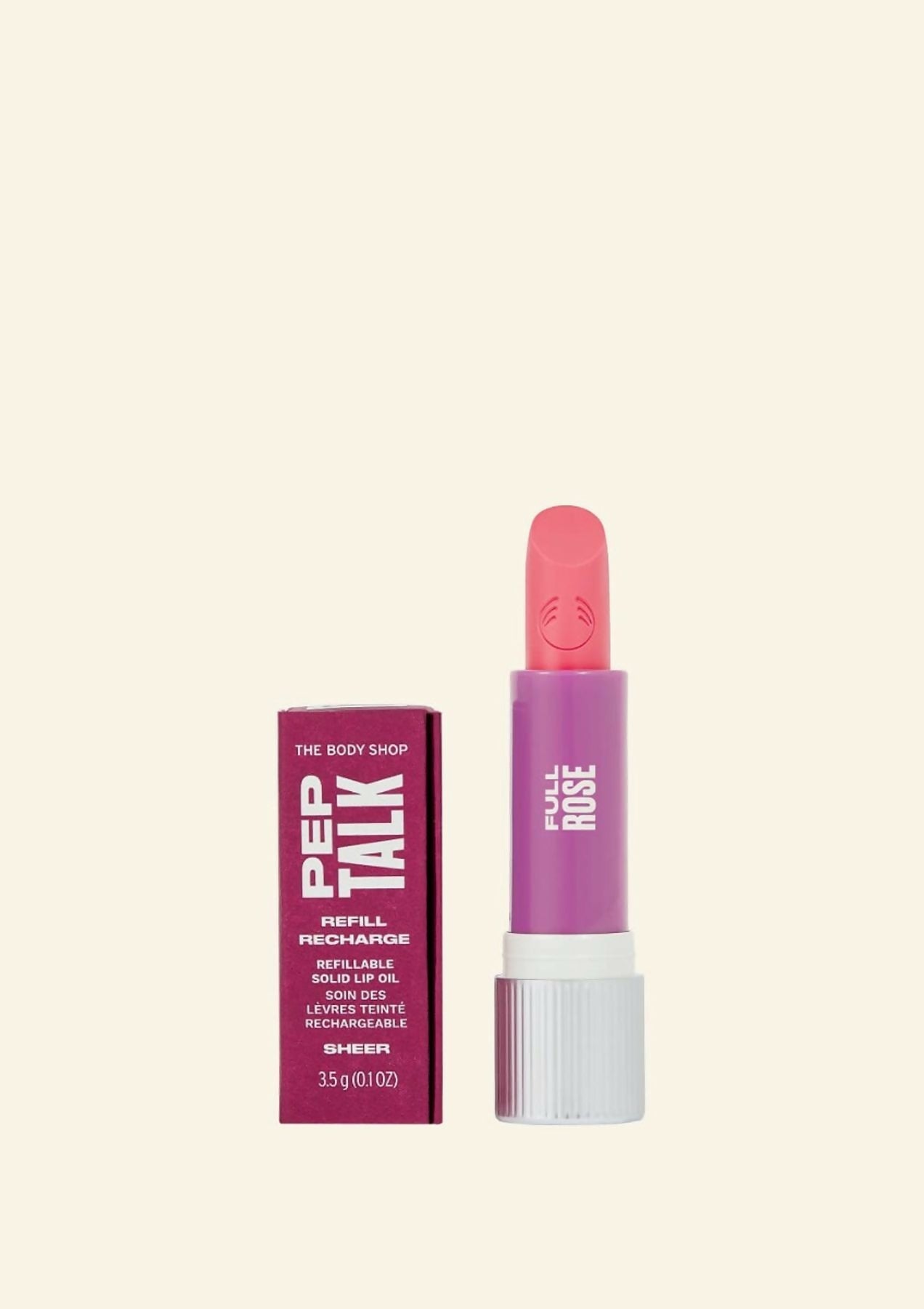 The Body Shop Peptalk Flower Lip Oil Refill- Rose