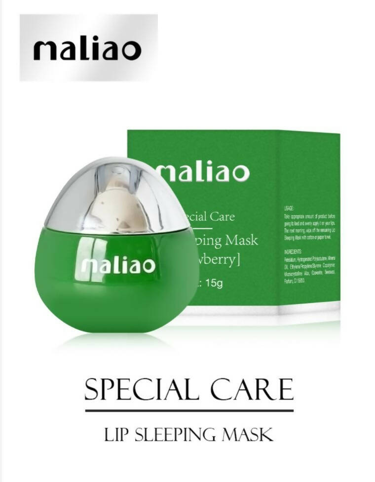 Maliao Special Care Lip Sleeping Mask With Green Tea Extract