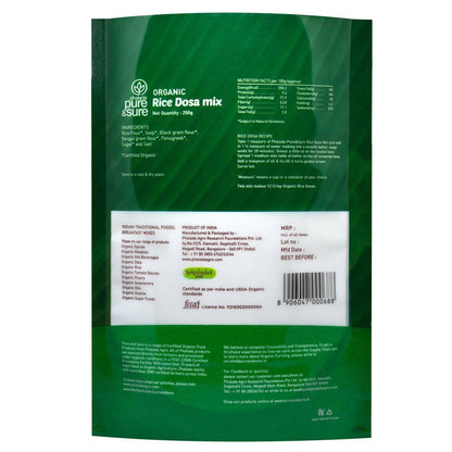 Pure & Sure Organic Rice Dosa Mix