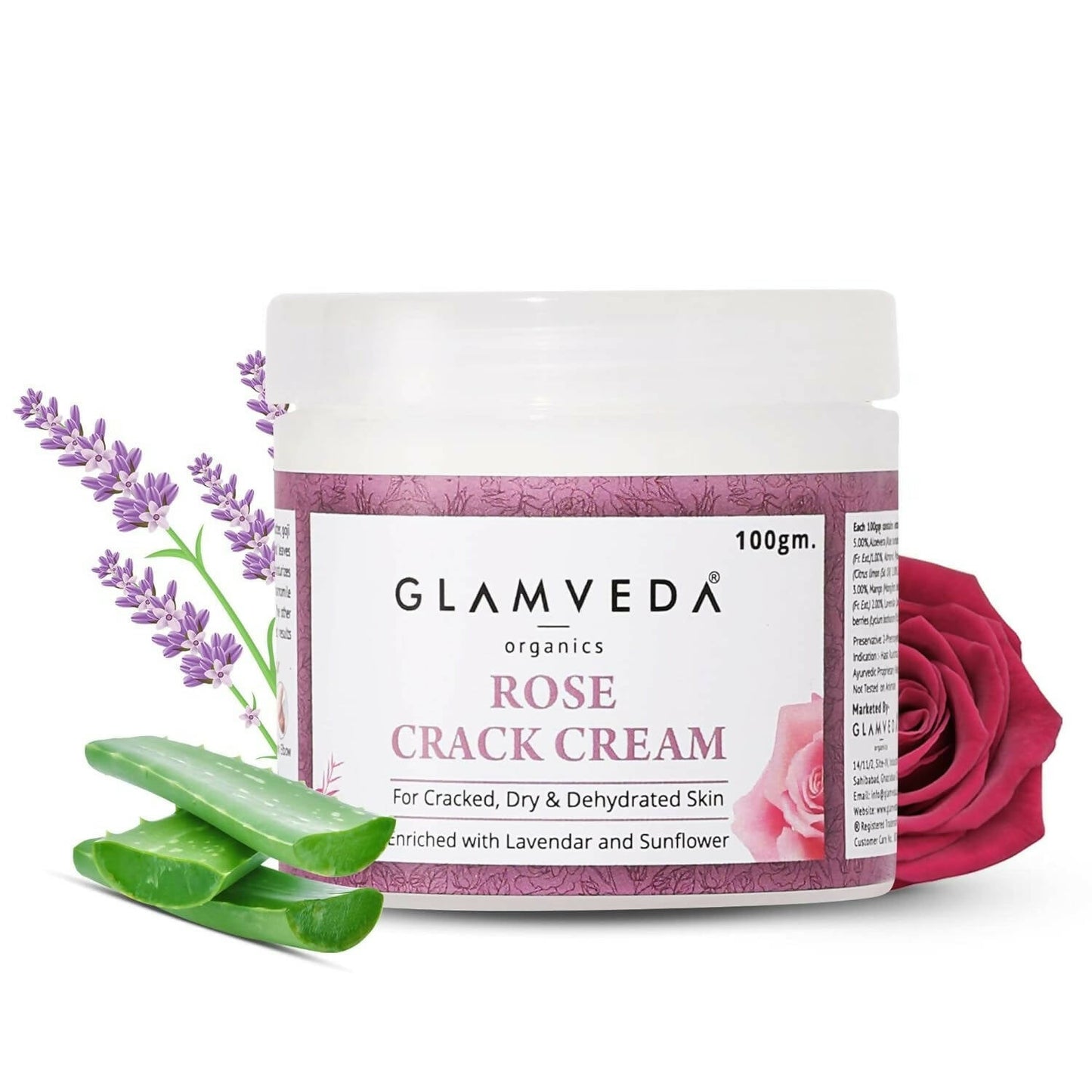 Glamveda Rose Hand & Foot Crack Cream