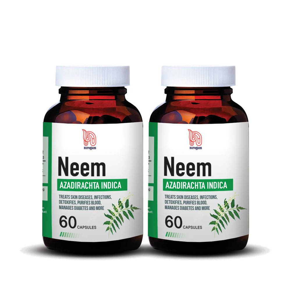 Nirogam Neem Azadirachta Indica Capsules