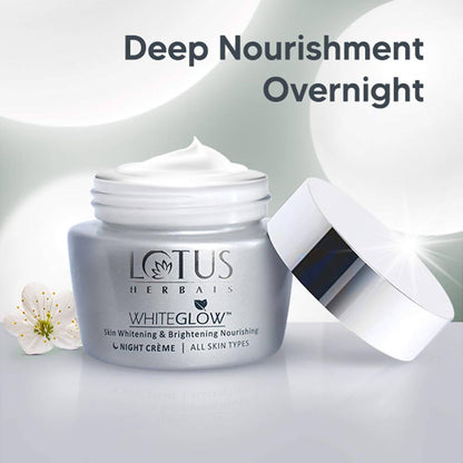 Lotus Herbals Whiteglow Skin Whitening & Brightening Nourishing Night Creme