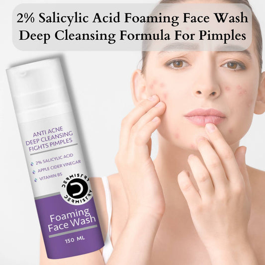 Dermistry Salicylic Acid Body Wash & Anti Acne Foaming Face Wash