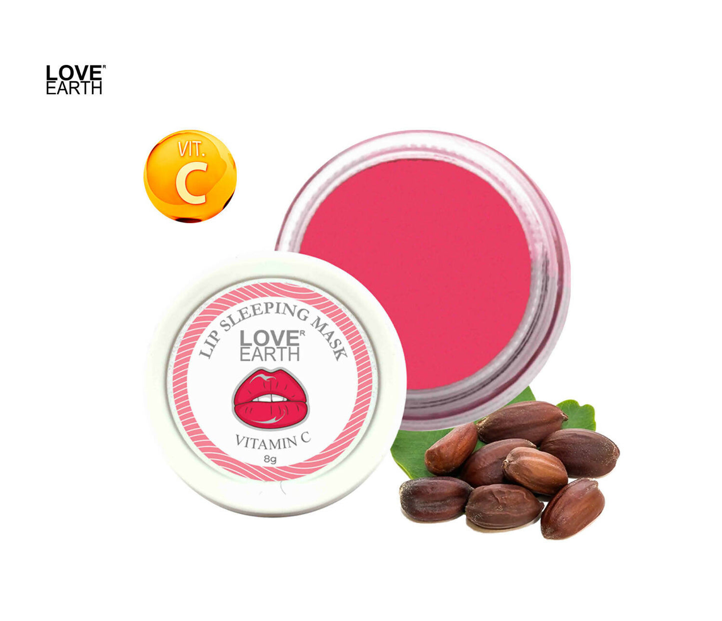 Love Earth Lip Sleeping Mask With Vitamin C