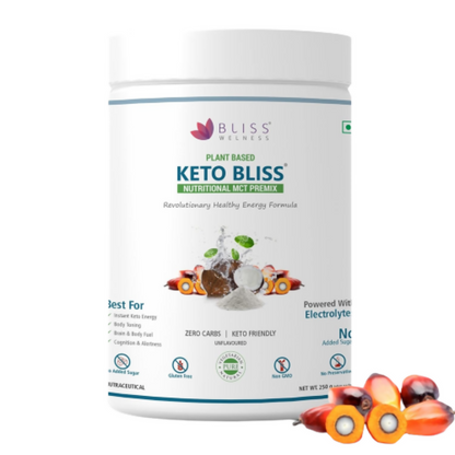 Bliss Welness Keto Bliss MCT Oil Powder Premix -  usa australia canada 