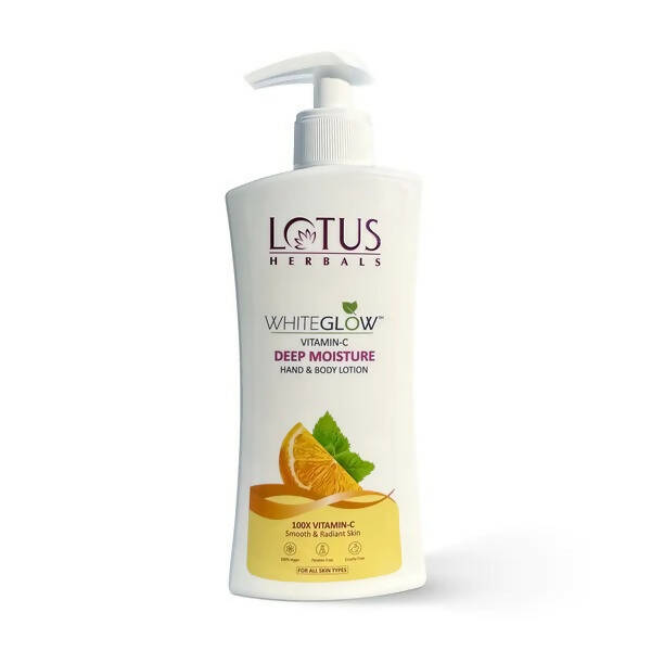 Lotus Herbals WhiteGlow Vitamin C Deep Moisture Hand & Body Lotion - BUDNE