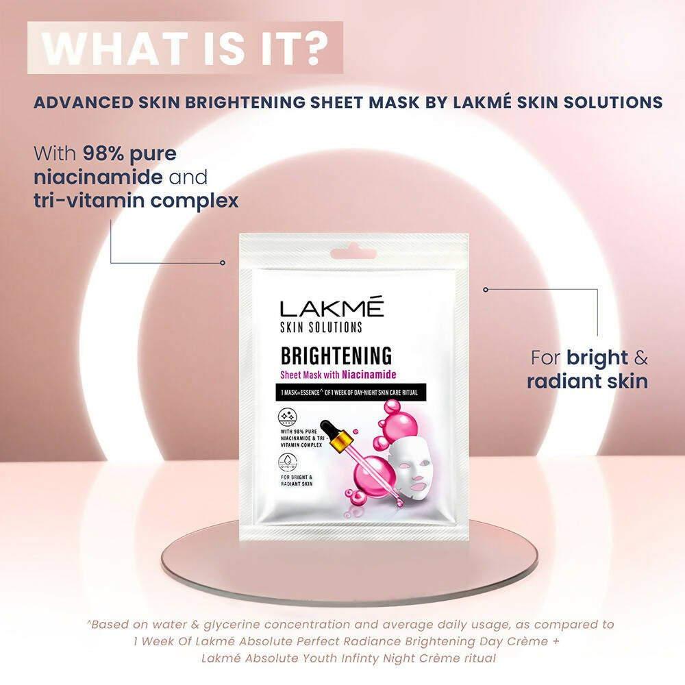 Lakme Skin Solutions Brightening Sheet Mask