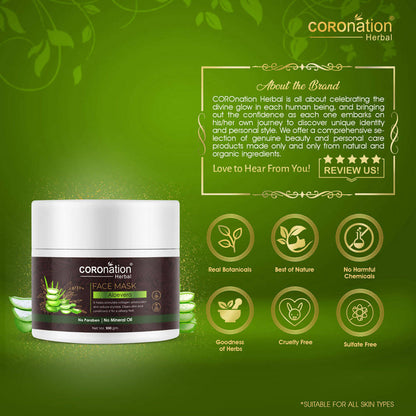 Coronation Herbal Aloevera Face Mask