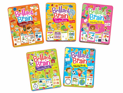 Dreamland Brilliant Brain Activity Books - 5 Titles)