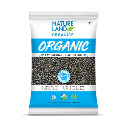 Nature Land Organics Urad Whole - BUDNE