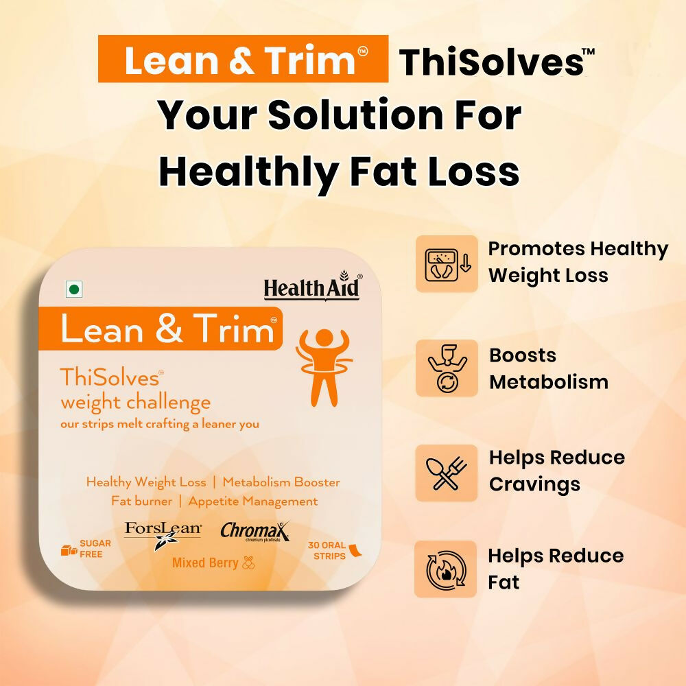 HealthAid Lean & Tirm ThiSolves Oral Strips