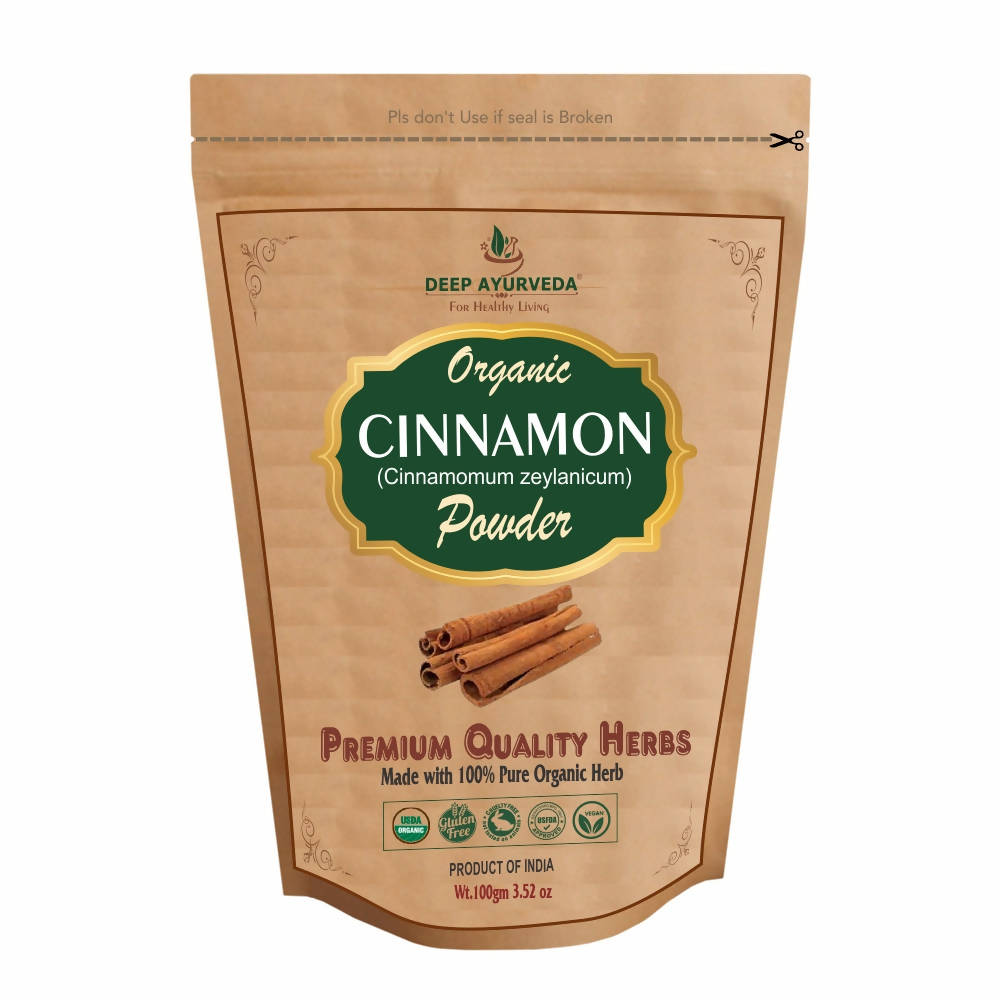 Deep Ayurveda Organic Cinnamon Powder - usa canada australia
