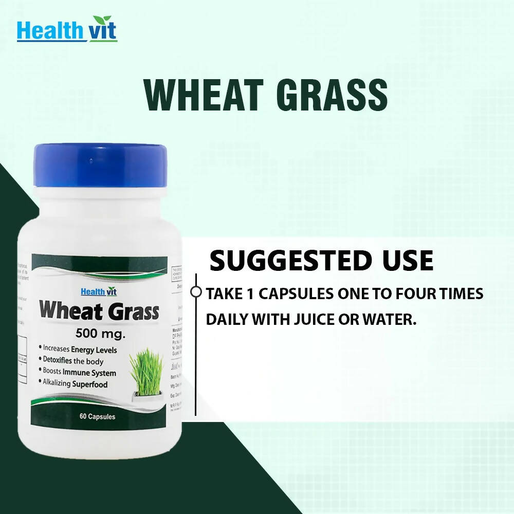 Healthvit Wheat Grass Capsules