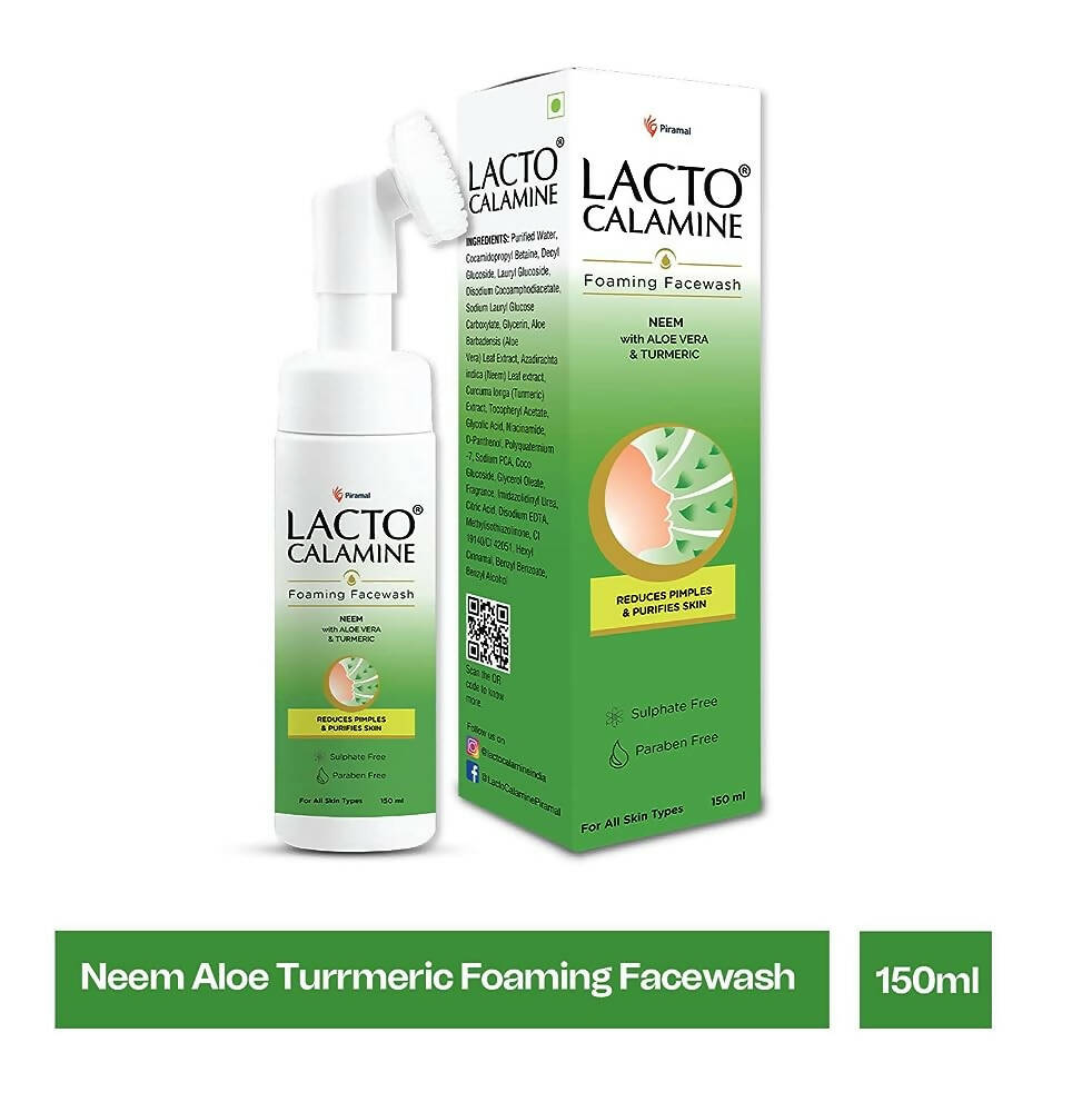 Lacto Calamine Neem with Aloe & Turmeric Foaming Face Wash