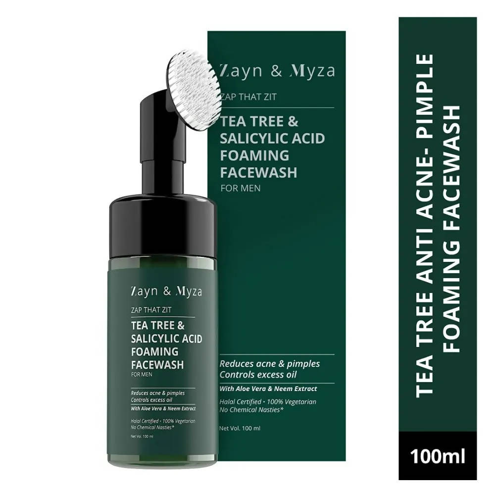 Zayn & Myza Tea Tree & Salicylic Acid Foaming Face Wash