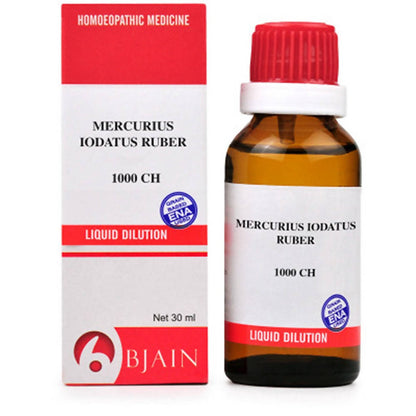 Bjain Homeopathy Mercurius Iodatus Ruber Dilution -  usa australia canada 