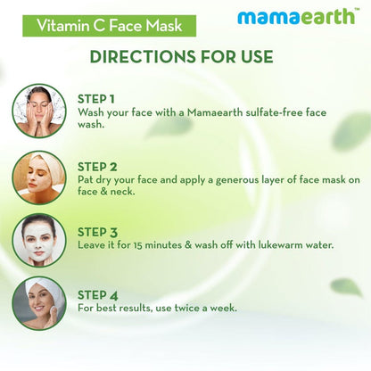 Mamaearth Vitamin C Face Wash & Sleeping Mask For Skin Illumination Combo