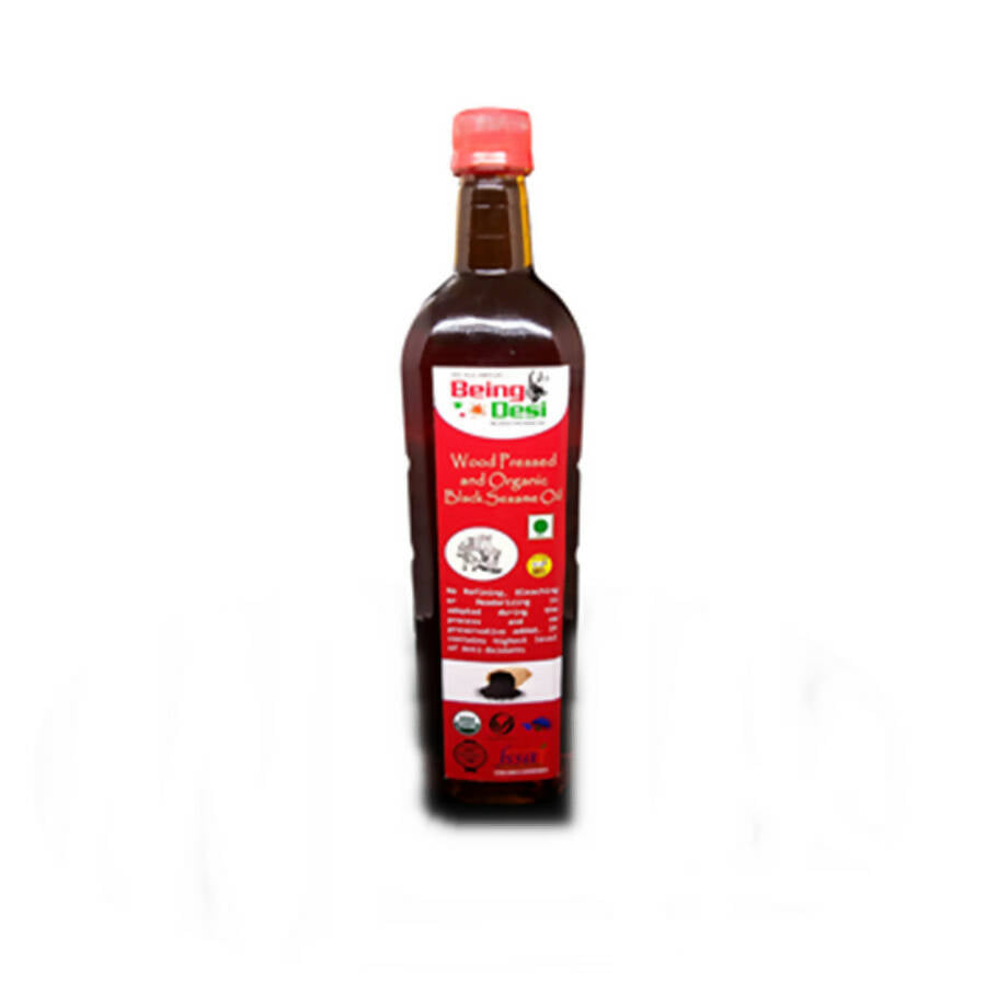 Being Desi Wood pressed Organic Black Sesame Oil - BUDNE