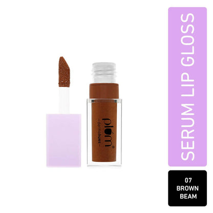 Plum Keep It Glossy Serum Lip Gloss 07 Brown Beam