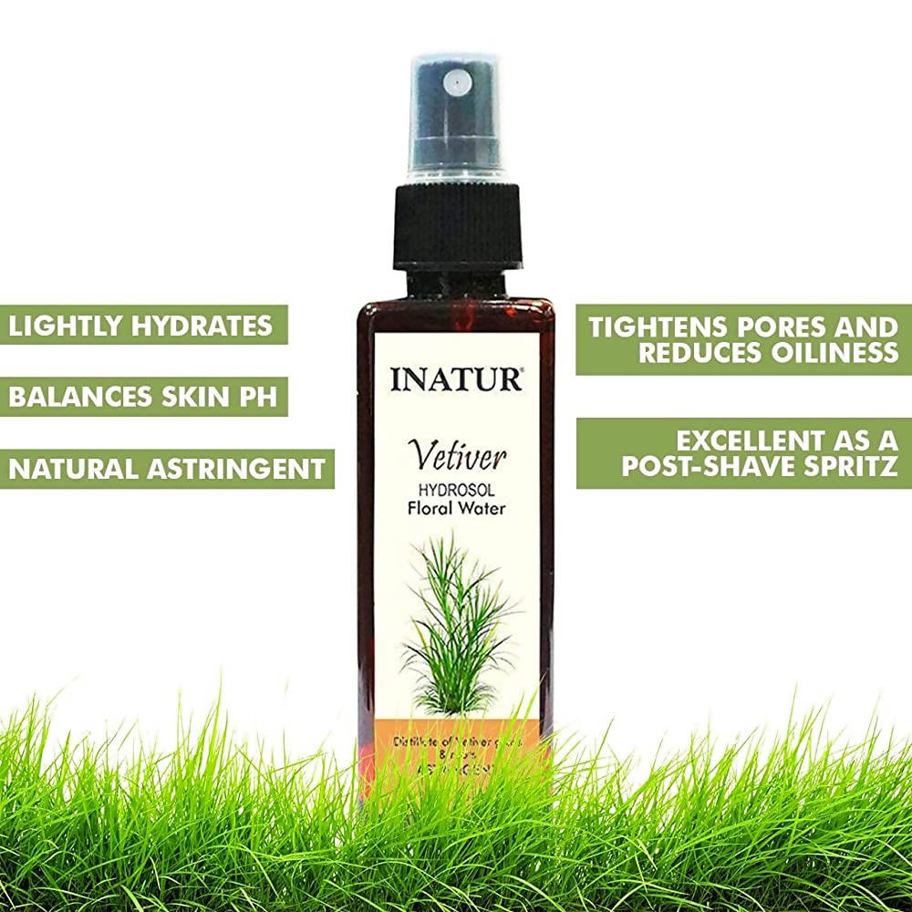 Inatur Vetiver Hydrosol Floral Water