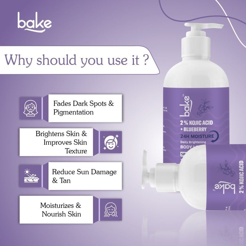 Bake 2% Kojic Acid Body Lotion SPF 30