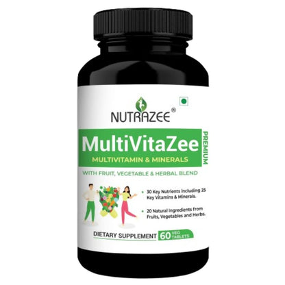 Nutrazee MultiVitaZee Multivitamin & Minerals Tablets