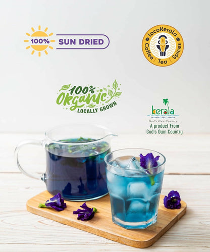 LocoKerala Butterfly Blue Pea Flower Tea