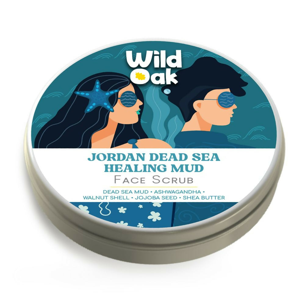 Wild Oak Jordan Dead Sea Healing Mud Face Scrub - BUDNE