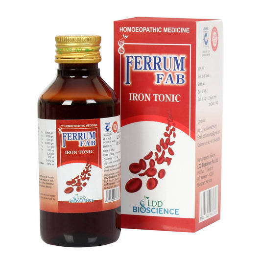 LDD Bioscience Homeopathy Ferrum Fab Iron Tonic