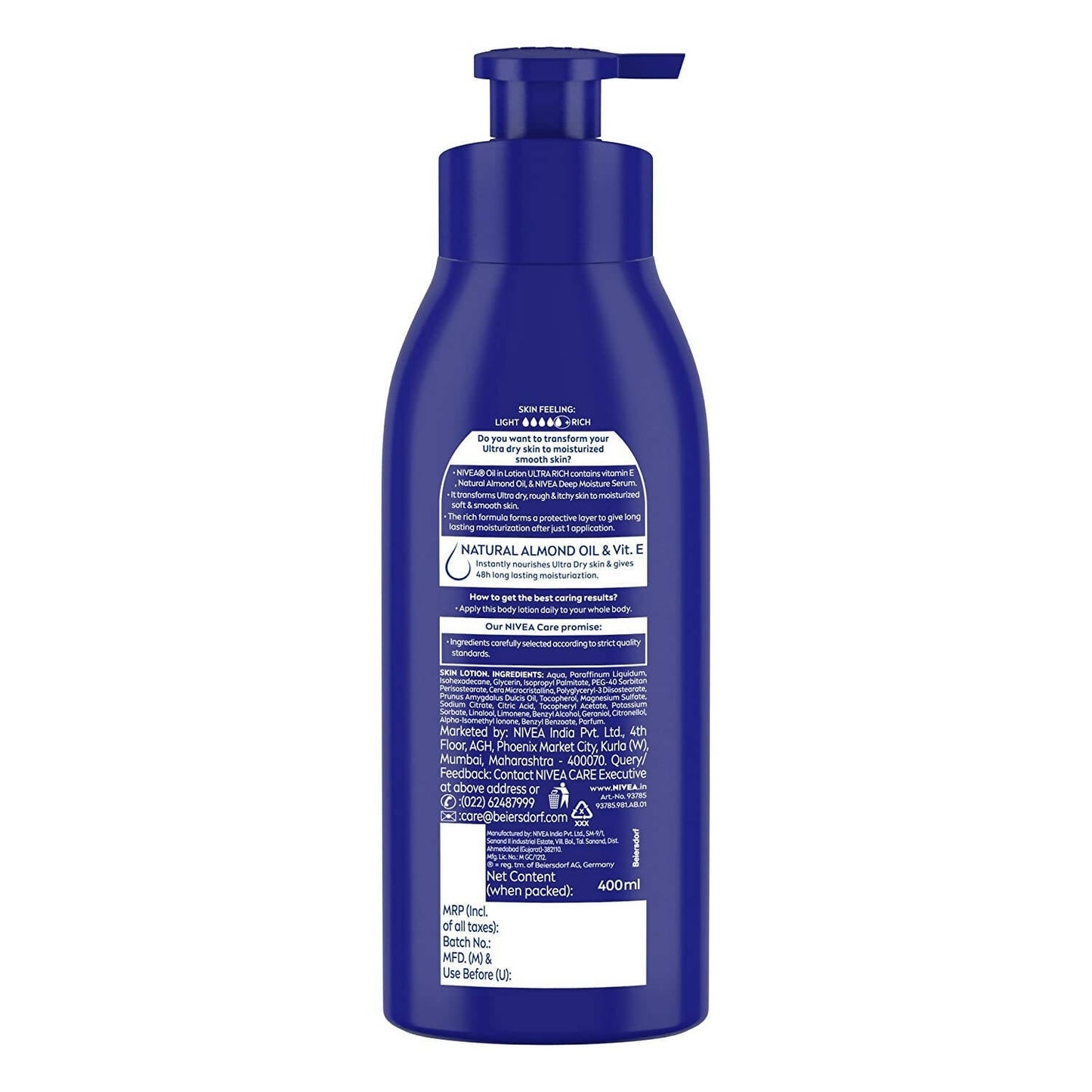 Nivea Body Lotion for Extremely Dry Skin