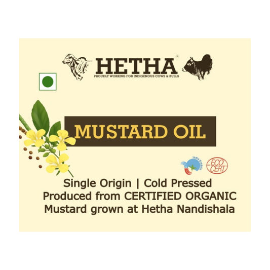 Hetha Mustard Oil - Single Origin Cold Pressed