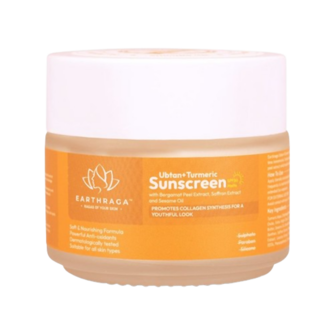 Earthraga Ubtan + Turmeric SPF 50 Matte Sunscreen