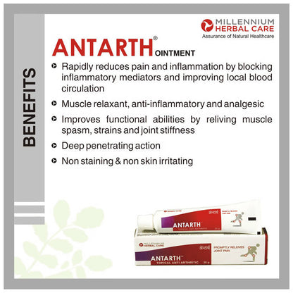 Millennium Herbal Antarth Topical Anti Arthritic Ointment