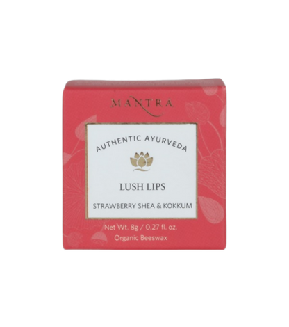 Mantra Herbal Lush Lips Strawberry, Shea & Kokkum