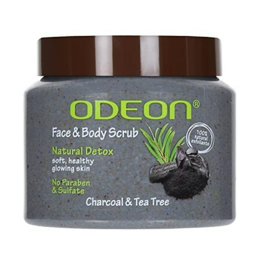 Odeon Charcoal & Tea Tree Oil Body Scrub