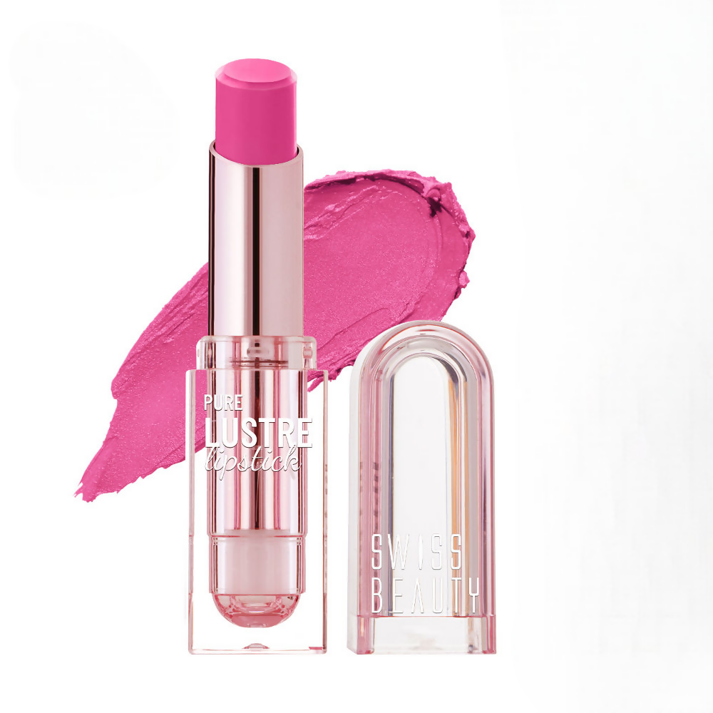 Swiss Beauty High Shine Finish Smooth Glide Pure Lustre Lipstick - 2 My Rose