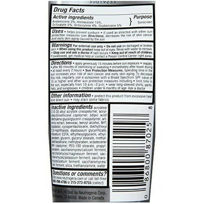 Neutrogena Sport Face Oil-Free Lotion Sunscreen SPF 70