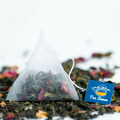Tea Sense Bed Of Roses Green Tea Bags Box