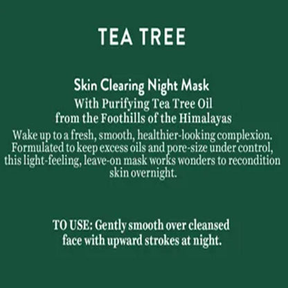 Biotique Advanced Organics Tea Tree Skin Clearing Night Mask