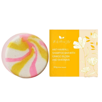 The Wellness Shop Anti Hairfall Shampoo Bar With Ginkgo Biloba And Shatavari - buy in USA, Australia, Canada