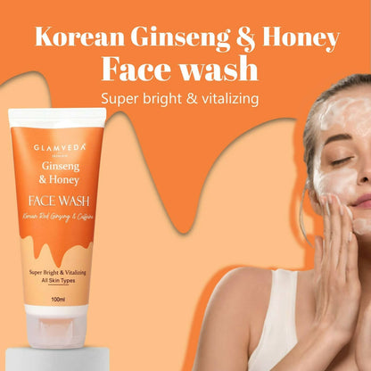 Glamveda Korean Ginseng & Honey Vitalizing Face Wash