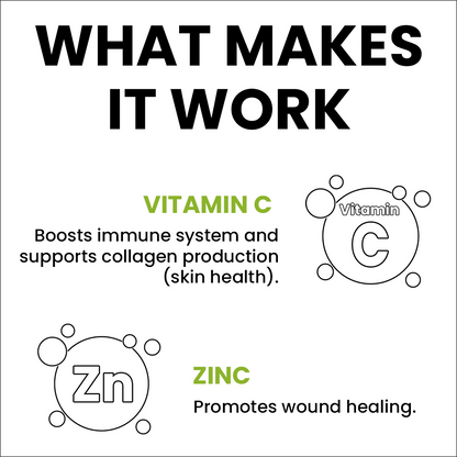 Sprowt Plant Based Vitamin C + Zinc Capsules