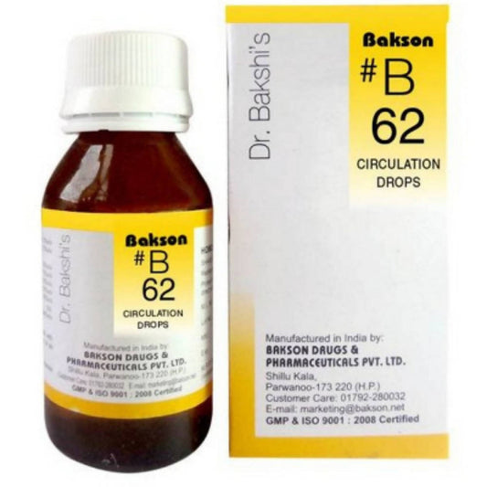 Bakson's Homeopathy B62 Circulation Drop - buy in USA, Australia, Canada