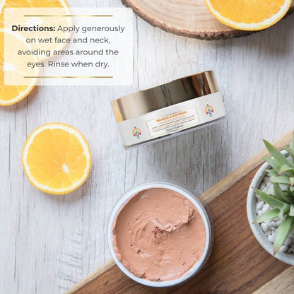 Nourish Mantra Orange & Saffron Ananda Glow Mask