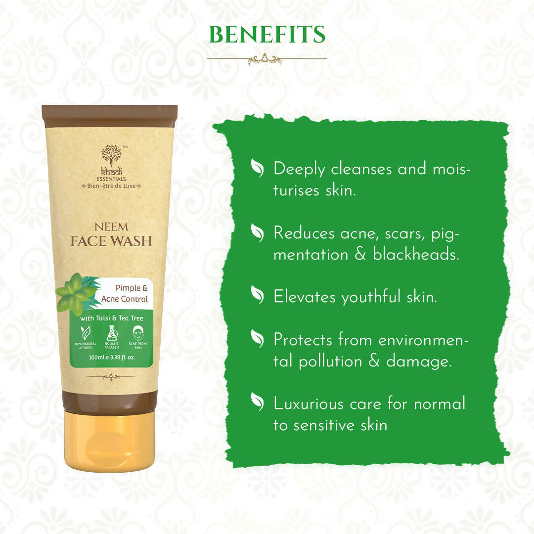 Khadi Essentials Herbal Neem Face Wash