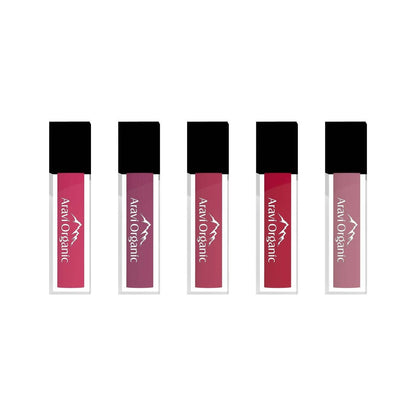 Aravi Organic Liquid Matte Lipstick Combo