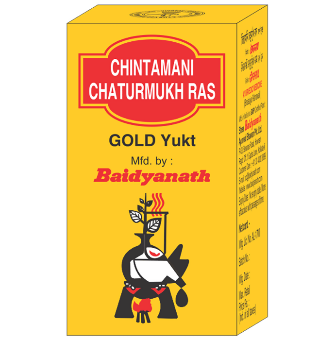 Baidyanath Chintamani Chaturmukh Ras Gold Yukt -  buy in usa 