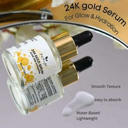 The Wellness Shop 24k Gold Serum for Glow and Hydration