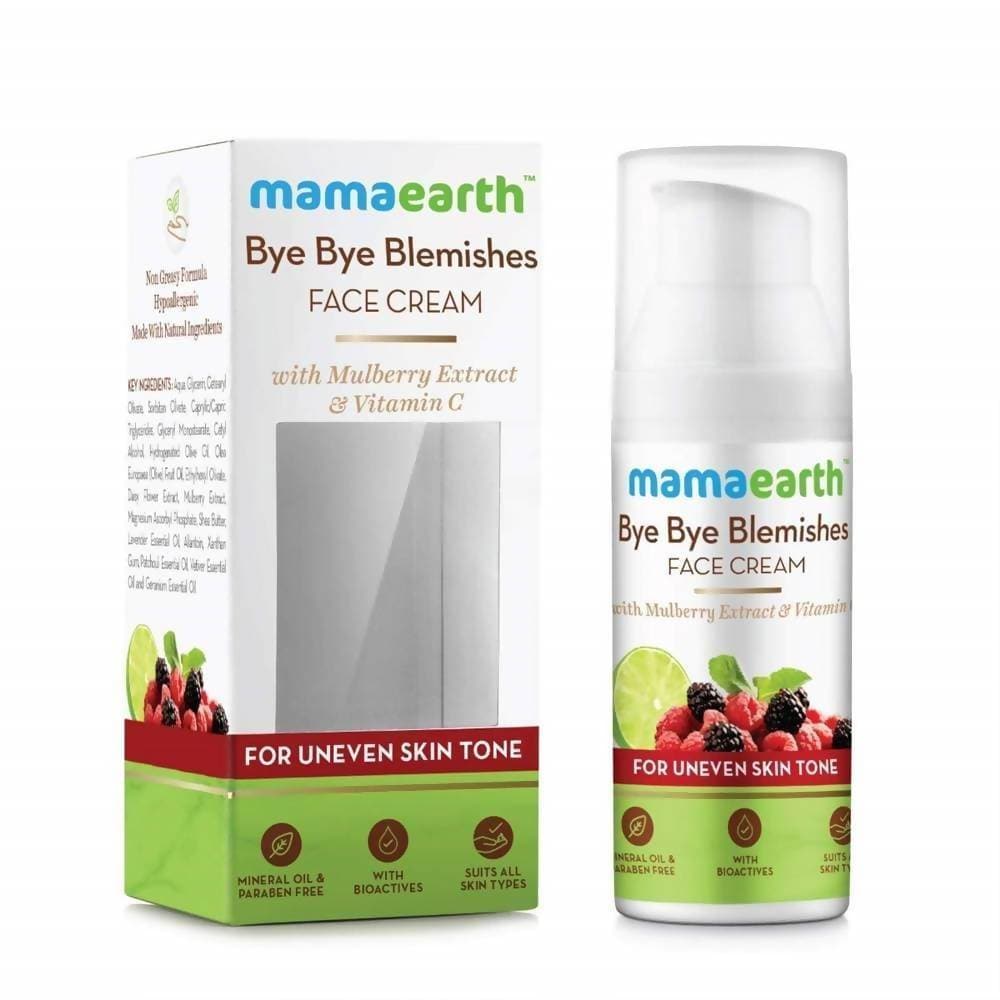 Mamaearth Ubtan Face Wash For Tan Removal & Bye Bye Blemishes Face Cream